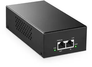 MokerLink 2.5 Gigabit PoE Injector, 802.3af/at/bt 90W, 2.5G/1G/100M Ethernet, Plug & Play, Non-PoE to PoE Adapter, Metal Case, Distance Up to 100 Meters (328 ft.)