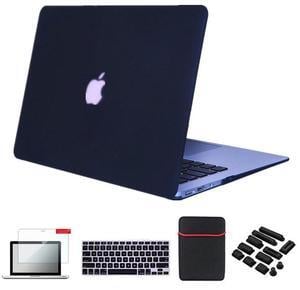 Se7enline Compatible with MacBook Pro 13 inch Case Model A1278 with CD-Rom 2010/2011/2012 Laptop Hard Shell Protective Case&Sleeve Bag&Keyboard Cover Skin&Screen Protector&Dust Plug,Matte Black