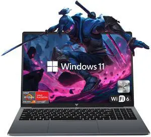 2025 AMD Laptop, 16.0inch Laptop Computer with AMD Ryzen 7 5700U(8C/16T, Up to 4.3GHz), 16GB RAM 512GB NVMe SSD Windows 11 Laptop, Radeon RX Vega 8 Graphics,WiFi 6, Backlit KB,53Wh Battery,Gray