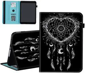 smauncucn Case for Samsung Galaxy Tab S9 FE 5G 10.9 Inch/Tab S9 11 Inch 2023,Wallet PU Leather Folio Cover Multi-Angle Stand with Auto Wake/Sleep,Dream Catcher