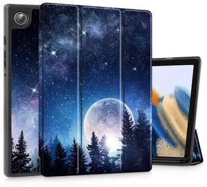 Tuiklol Case for Samsung Galaxy Tab A9 8.7 Inch 2023 Released Model (SM-X110/X115/X117),Slim TPU Protective Hard Shell Case Auto Wake/Sleep for Galaxy Tab A9 Cover, Moonlight