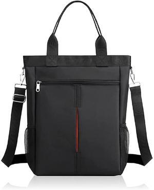 Men's Tote Bag Laptop A4 Shoulder Bag Nylon Messenger Bag Crossbody Purse Waterproof for Business Travel Work Outdoor (Small)