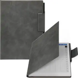 UMUBUHOMS Magnetic Case for 11.8'' Remarkable Paper Pro, Lightweight Book Folio Cover for Remarkable Paper Pro Color Tablet 2024 Released with Auto Wake/Sleep (Grey)