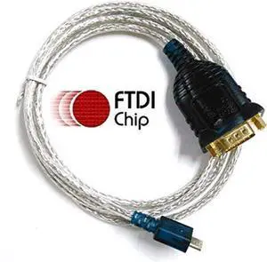 Usangreen 150cm Micro USB RS232 Cable to DB9 Male Full Pinout Compatible with UC232 US232 Serial Cable for Server, Personal Computer, Industrial Equipment