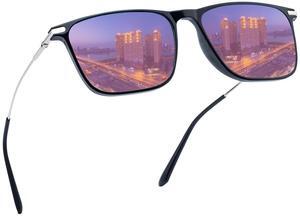 Professional Color Blind Glasses, Titanium Frame, Lightweight and Flexible Design, Black