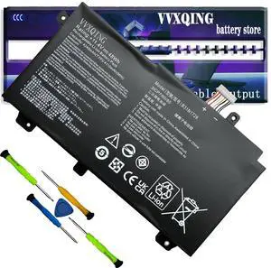 VVXIQNG B31N1726 48Wh Battery Replacement for Asus TUF Gaming FX505DY FX505DT FX505DV FX505DU Series A17 FA706II A15 FA506 FA506IH FA506IU Series FX86 FX86FE FX86FM Series 11.4V 4110mAh-ae1xx