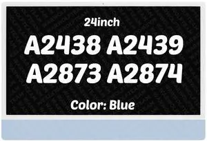 WARWOLFTEAM New Screen Compatible with A2438 A2439 A2873 A2874 24" 4480x2520 LCD Screen Assenbly(Blue) WARWOLFTEAM New Screen Compatible with A2438 A2439 A2873 A2874 24" 4480x2520 LCD Screen Assenbly(Blue)