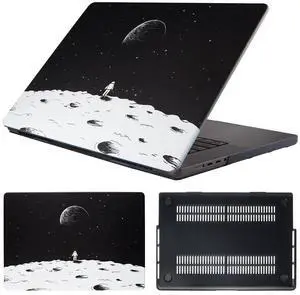Yiodelu Hard Shell Case for 2025 2024 2023 MacBook Air 15 M4/M3/M2 Chip (A3241 A3114 A2941) 15.3 inch Matte Plastic Protective Cover Lightweight, Durable(Astronauts Pattern)