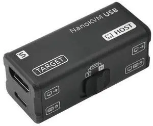 youyeetoo Sipeed NanoKVM-USB, 4K KVM, Finger-Sized, for Servers/SBCs, Convenient Operation and Maintenance/Tools for Multi-Device Collaboration, USB-KVM (Black)