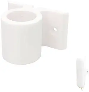 XINGBIRDS Wall Mount for Ubiquiti UAP-AC-M UniFi AC Mesh, White Wall Mount for Ubiquiti NanoStation LocoM2 LocoM5