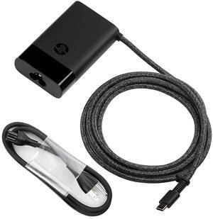 65W Type C USB C Laptop Charger Fit for EliteBook Folio G1 Elite x2 1012 G1 G2, 1013 G3 ZBook x2 G4 X2 210 G2 Probook 640 G4 G5 EliteBook x360 735 Power Adapter Supply Cord