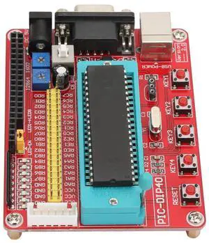 8051 Microcontroller Development Board with Pic16F877A and RS232 Interface for Learning