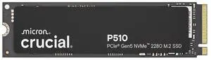 Crucial P510 1TB Gen5 NVMe SSD, Up to 11,000 MB/s, PCIe 5.0 M.2 2280 SSD, Internal Solid State Drive, Compatible with Laptop, Desktop, +Acronis Software - CT1000P510SSD8-01