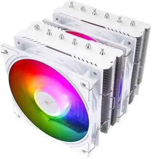 Thermalright Peerless Assassin 120 SE ARGB White V3 CPU Air Cooler, 6 Copper Heat Pipes, Double Tower and Double ARGB Fans, 155mm High, for AM4/AM5,Intel LGA1851/1700/115X/1200