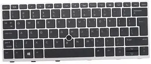 New Replacement Keyboard for HP Elitebook 830 G5 836 G5 730 G5 735 G5 Keyboard L07666-001 L15500-001 with Backlit with Frame US