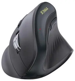 JOMAA Wireless Vertical Mouse, Multi-Device Bluetooth 5.2 & 2.4G Ergonomic Mouse with RGB Lighting, 4000 CPI, 500mAh Rechargeable, for Windows/Mac/Android