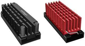 Archgon M.2 NVMe PCIe SSD Heatsink Cooler Support Both Single and Double Sided Solid State Drive with Thermal Silicone Pad for Desktop Workstation Server-2 Pack