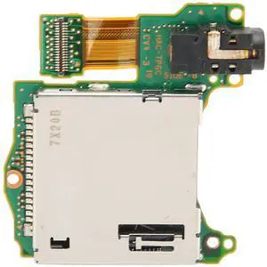 Game Host Card Slot, Metal + ABS Game Card Reader Cartridge Slot Module Host Drive Tray Earphone Hole Port Fit for Switch