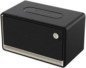 Edifier ES300 Tabletop Wireless Speaker, Hi-Res Audio Bluetooth 5.3 & 12H Long Playtime, Crystal Clear Sound Multiple Connectivity for Home Office Outdoor Desktop - Black