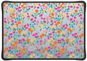 CASETiFY Impact MacBook Air 15" (M2-M4) Case [Cushioned Impact Corners/Scratch-Resistant/Anti-Slip Grip] - Petit Floral Transparent - Clear Black