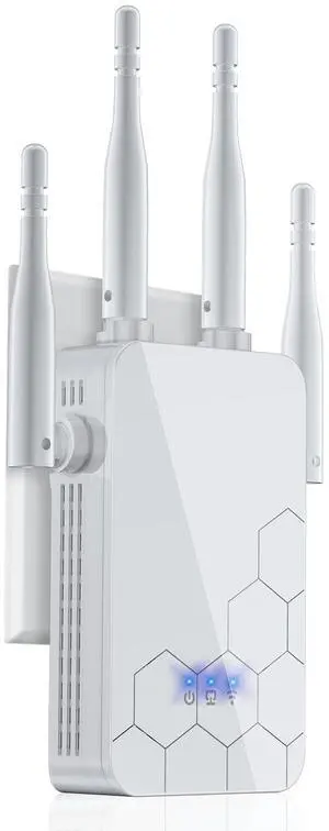 2025 WiFi Extender Internet Booster, 10000 Sq.ft Long Range Repeater Wireless Routers Amplifier, Mesh Wi-Fi 80% Faster | Broader Than Ever, Support More Network Devices at Home, 1-Tap Setup