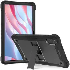 YOUULAR Tablet Computer Case for Honor Pad X9 11.5 inch Cover with Built-in Stand for Heavy Duty Military Grade Shockproof Hard Hybrid,Black