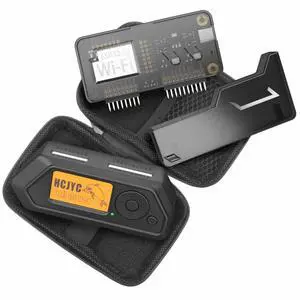 4 in 1 Protective Case for Flipper Zero Device and Wi-Fi Dev Board V1 ESP32-S2, Cover Set Accessories for Flipper Zero WiFi Dev Board - Black