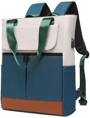 Exeterina Laptop Backpack For Women, 15.6 Inch Travel Backpack, Carry On Backpack With Usb Charging Port, Flight Approved Backpack, Personal Item Travel Bag, Casual Daypack For Work, Travel, Business