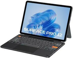 Doohoeek Surface Pro 12 12-inch 2025 Keyboard, Bluetooth Keyboard with Touch Pad & Pen Slot & Lighting Keys Compatible with Surface Pro Copilot+ 12", Ultra-Slim Wireless Keypad for Windows 11
