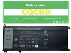 CQCQ V1P4C Compatible Battery Replacement for Dell Chromebook 13 3380 Inspiron Chromebook 14 7486 Series Notebook FMXMT 212 Tested VIP4C FMXMT 0FMXMT Loptop (7.6V 56Wh / 7000mAh)