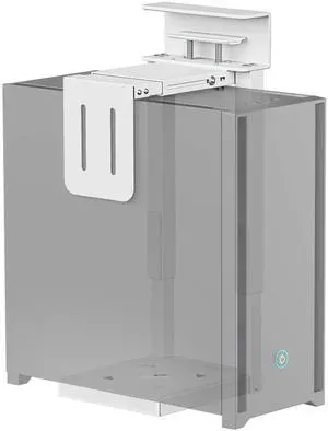 monTEK Heavy-Duty Under Desk PC Mount-No Drilling Installation, Adjustable PC Mount with Protective Pads, Supports up to 66lbs,16.1"-25.6" H, Ideal for Office Home Classroom,White