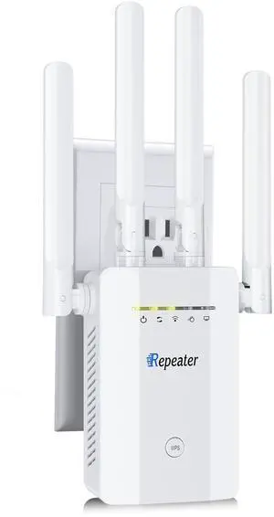 2025 WiFi Extender Signal Booster up to 20k sq. ft and 88+ Devices, Internet Booster for Home, Wireless Internet Repeater and Signal Amplifier w/Ethernet Port, 15X Faster Access Point, 1-Tap Setup