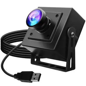 ELP 0.0001Lux Starvis USB Camera Wide Angle 1080P H.264 Low Light Webcam for Computer Mini UVC USB2.0 Lightburn CAMERA HDR 100dB Webcamera High Speed 1080P@30fps Low Illumination Web Cam for Laptop Pi