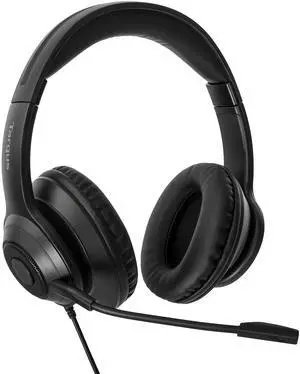 Targus Wired Stereo Headset, Black (AEH102TT)