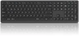 CITLLA Wireless Bluetooth Keyboard, Support Multi Device Switching, Full Size, Scissor-Switch Keys Silent Design for Computer, Laptop, MacBook and iPad (US layout)