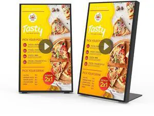 18.5 Inch HD 500 Nits Desktop Digital Signage Retail Store Payment Kiosk Commercial Display Advertising Screen Android with HDMI in,Digital Media Player