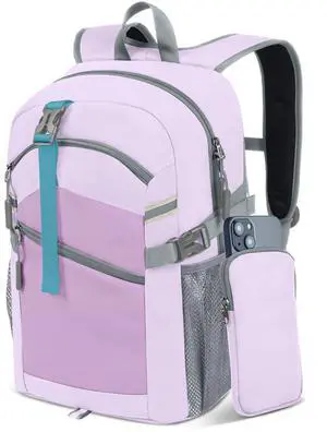 ODSSTAIPS Small Hiking Backpack, 20L Lightweight Travel Daypack with Phone Pocket, Perfect for Men and Women  Ideal for Hiking, Traveling, and Outdoor Adventures,Purple