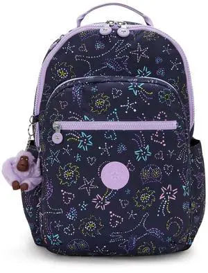 Kipling Women's Seoul 15" Laptop Backpack, Durable, Roomy with Padded Shoulder Straps, Built-In Protective Sleeve
