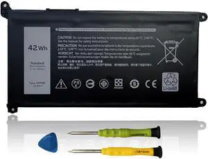 AOMKA JPFMR Laptop Battery Replacement for Dell Chromebook 3100 3400 2-in-1 5488 5493 5593 P90F Series 0JPFMR 7MT0R 7MTOR 16DPH 7T0D3 07T0D3 DN33X RDNP5 65N6H 11.4V 3500mAh