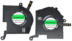 HUANMEFANG Replacement New CPU and GPU Cooling Fan for DELL Alienware x14 Fan P/N EG50050S1-CI90-S9A 0005GP DC28000YBSL DC5V 0.69A EG50050S1-CJ40-S9A 0XVCHN DC28000YCSL DC5V 0.63A