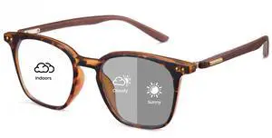 Cyxus Photochromic Glasses for Women Men UV Protection with Blue Light Blocking8287i10 Tortoise