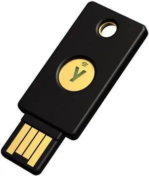 Yubico - Security Key NFC - Basic Compatibility - Multi-factor authentication (MFA) Security Key, Connect via USB-A or NFC, FIDO Certified