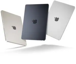 MEEgoodo for MacBook Air M4/M3/M2 13.6 inch Case 2025 2024 2022,Fit Model A3240/A3113/A2681,Flexible Plastic Case for MacBook Air 13 inch with TPU Keyboard Cover & Webcam Cover & OTG Adapter,Deep Gray