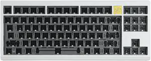 Generic Leo80 QMK Mechanical Keyboard Kit (White)