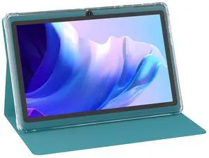 ZZB 7 inch Tablet Android 14, 8GB RAM (4GB Expandable) 32GB ROM Tablets Supports 1TB MicroSD, Widevine L1, Dual Camera Tableta 5G WiFi-6 Android Tablet with Case, 7" Tablets+Cover 2025 (Navy Blue)