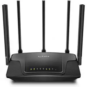 LNN Wi-Fi 6 Router, 3000Mbps Dual Band Wireless Gigabit Routers for Gaming, 20+ Devices Support with OFDMA, 2000 Sq.Ft Coverage, FCC Certified