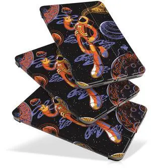 MecBevia Case Compatible with iPad Air 11 Inch M3 (2025) / M2 (2024), iPad Air 10.9 Inch 5th Gen (2022) / 4th Gen (2020), Hard PC Back Cover with Auto Wake/Sleep, Cosmic Stroll