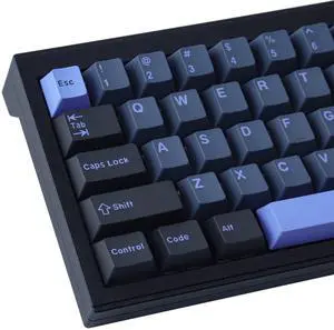 Hyekit Keycaps 172 Keys Custom Keycaps Double Shot ABS Keycap Set 6.25u 7u Cherry Profile for Cherry Gateron MX Switches Mechanical Keyboard (Nightshade)