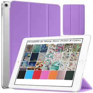 DuraSafe Cases for iPad 9.7 Inch 5 6 Air 1 2 [iPad 5th 6th Air 1st 2nd ] A1893 A1954 A1822 A1823 A1567 A1566 A1474 A1475 A1476 MRJN2LL/A MGLW2LL/A MGL12LL/A Hard Smart PC Back Cover - Purple