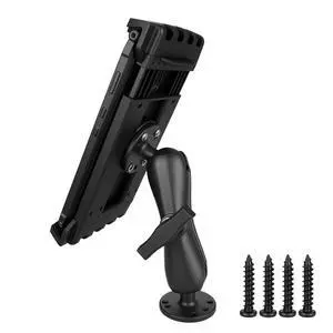 VINmounts Aluminum Heavy Duty Tablet Mount for Truck, 1.5" Ball Base Tablet Holder Compatible with Galaxy Tab Active Pro Tablets/iPad, iPad Car Mount for Truck, Boat, Dashboard